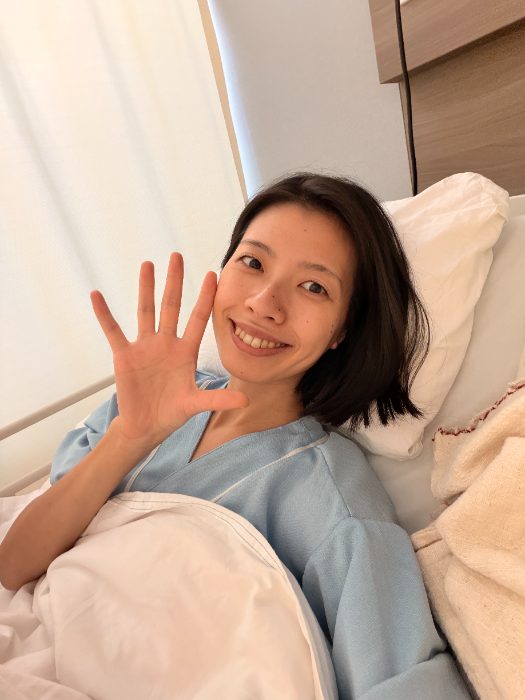 入院中のうさしほ